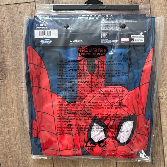 New Child Medium (8)- Marvel Spider-Man Costume - Picture 5 of 5